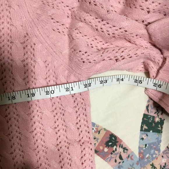Cato Pink Knit Sweater Size XL NWT - Picture 4 of 7